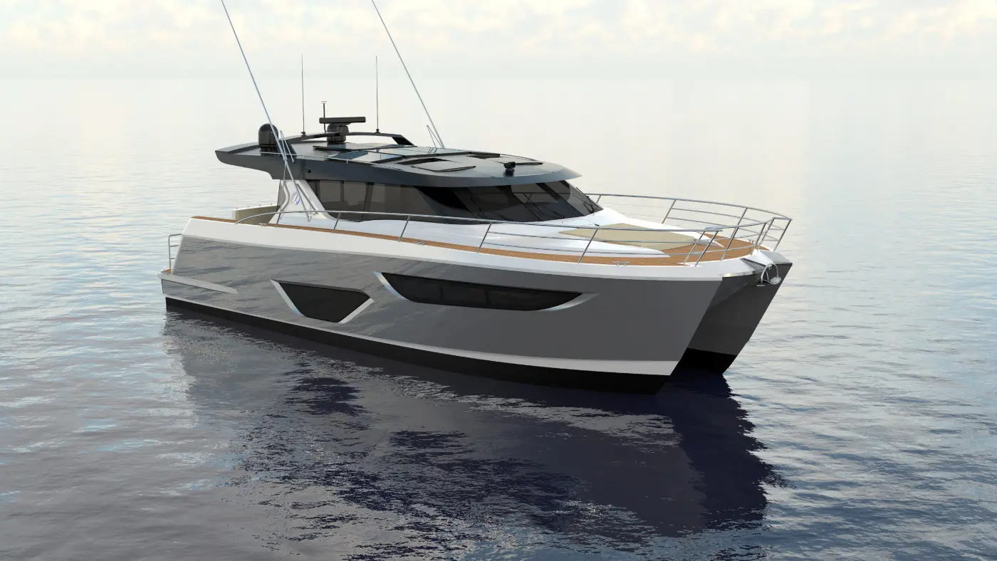15.5m Legacy Marine L50 PC Foil Assisted Power Catamaran