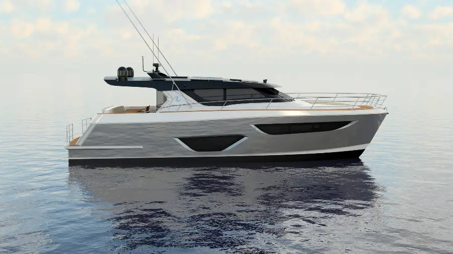 15.5m Legacy Marine L50 PC Foil Assisted Power Catamaran — LOMOcean design #2131