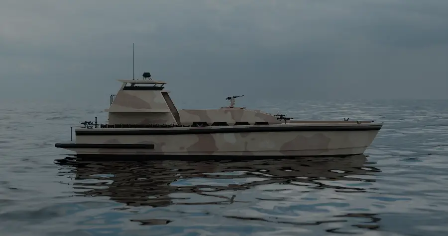 21.4m Military Landing Craft — LOMOcean design #2302