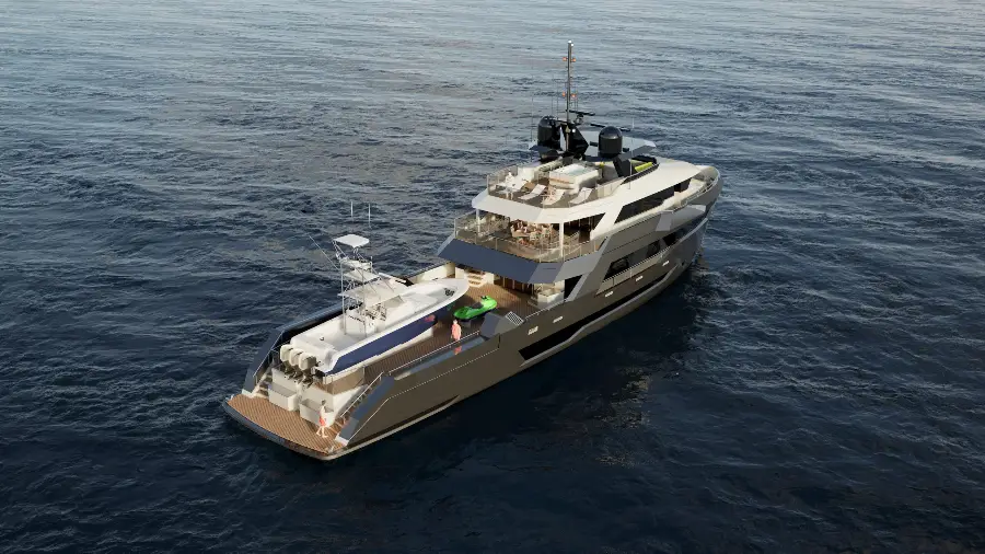 40m Circa Marine SXV 40 Explorer Motor Yacht — LOMOcean design #2221