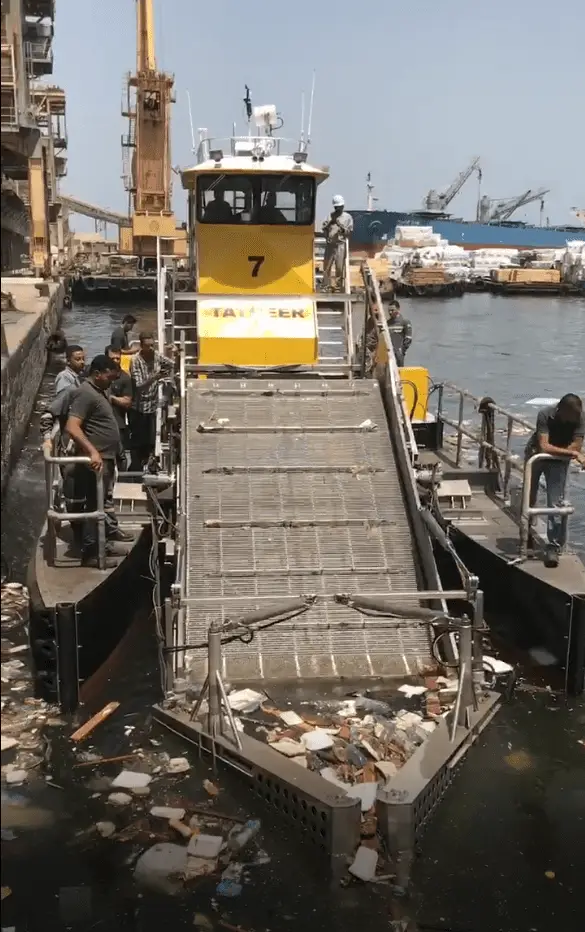 12m Catamaran Anti-Pollution Vessel Mapso — LOMOcean design #1801