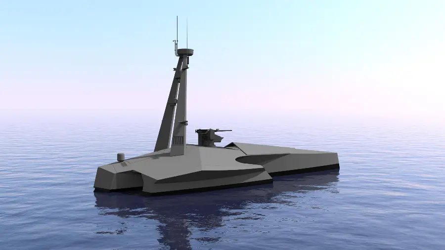 11.7m Unmanned Surface Vessel — LOMOcean design #1509