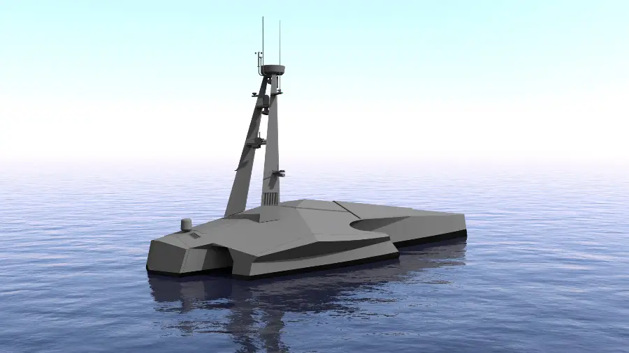 11.7m Unmanned Surface Vessel — LOMOcean design #1509