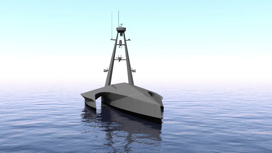 11.7m Unmanned Surface Vessel — LOMOcean design #1509