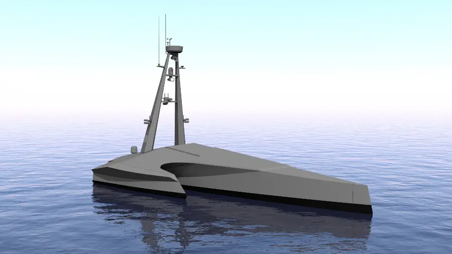 11.7m Unmanned Surface Vessel — LOMOcean design #1509