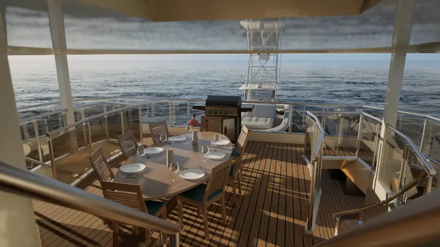 40m Circa Marine SXV 40 Explorer Motor Yacht — LOMOcean design #2221