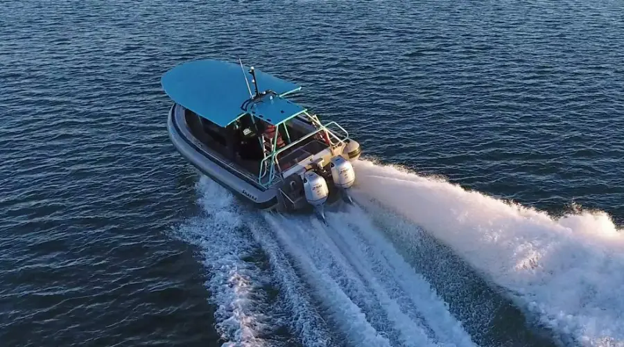 8m RIB Kona Dive Charter Boat Keala — LOMOcean design #1625