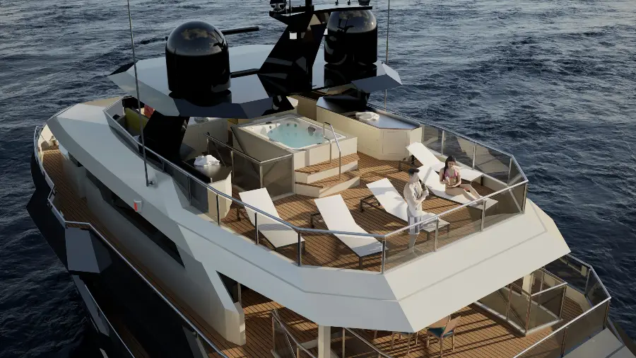 40m Circa Marine SXV 40 Explorer Motor Yacht — LOMOcean design #2221