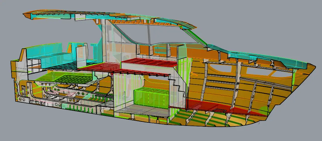 Frame drawings for the Legacy L50 PC