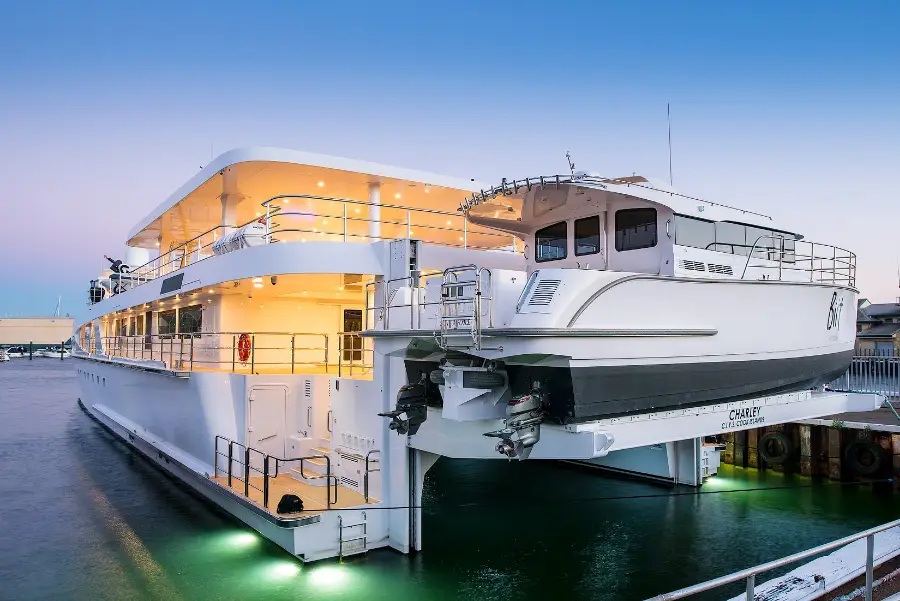 46m Shadowboat Catamaran Charley — LOMOcean design #1301
