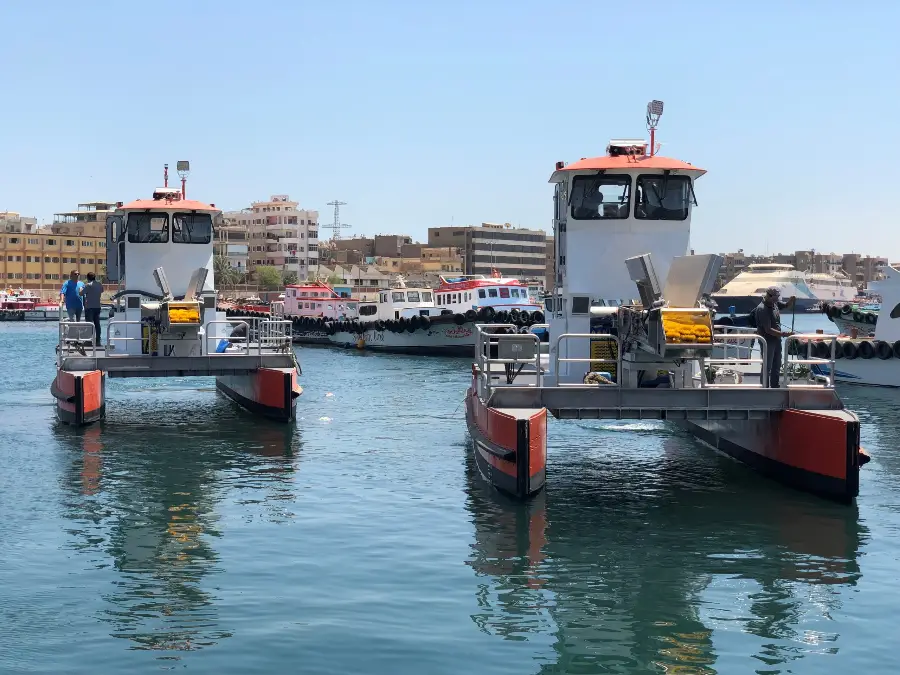 12m Catamaran Anti-Pollution Vessel Mapso — LOMOcean design #1801