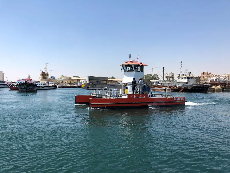 12m Catamaran Anti-Pollution Vessel Mapso — LOMOcean design #1801