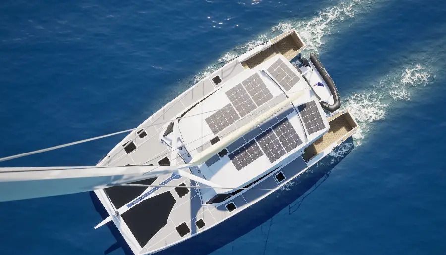 Range Catamaran 51' Sport Fish Sailing Cat — LOMOcean design #2328