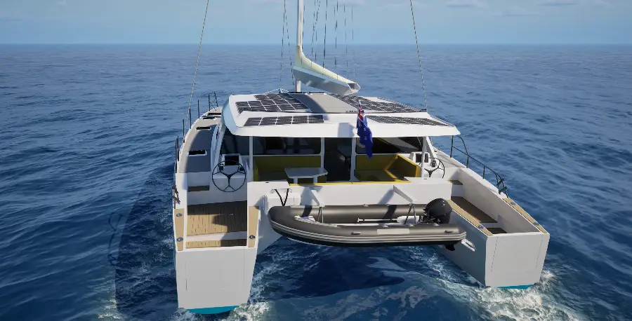 Range Catamaran 51' Sport Fish Sailing Cat — LOMOcean design #2328
